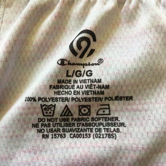 C9 Champion Gym Pants Girls Size L Purple Pink Multicolor 21x26 9in High Rise - Picture 3 of 7